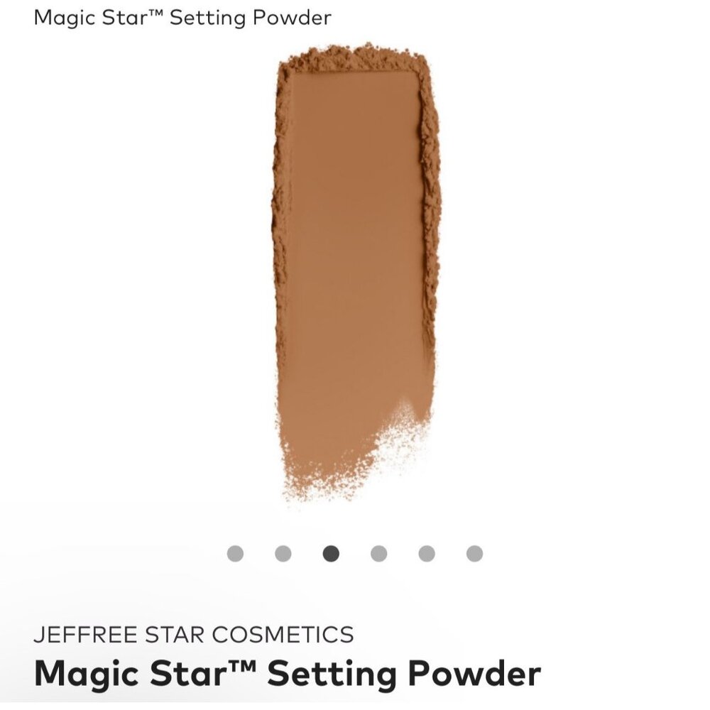 Jeffree Star Magic Star Luminous Setting Powder Authentic Shade Suede 10 g NIB